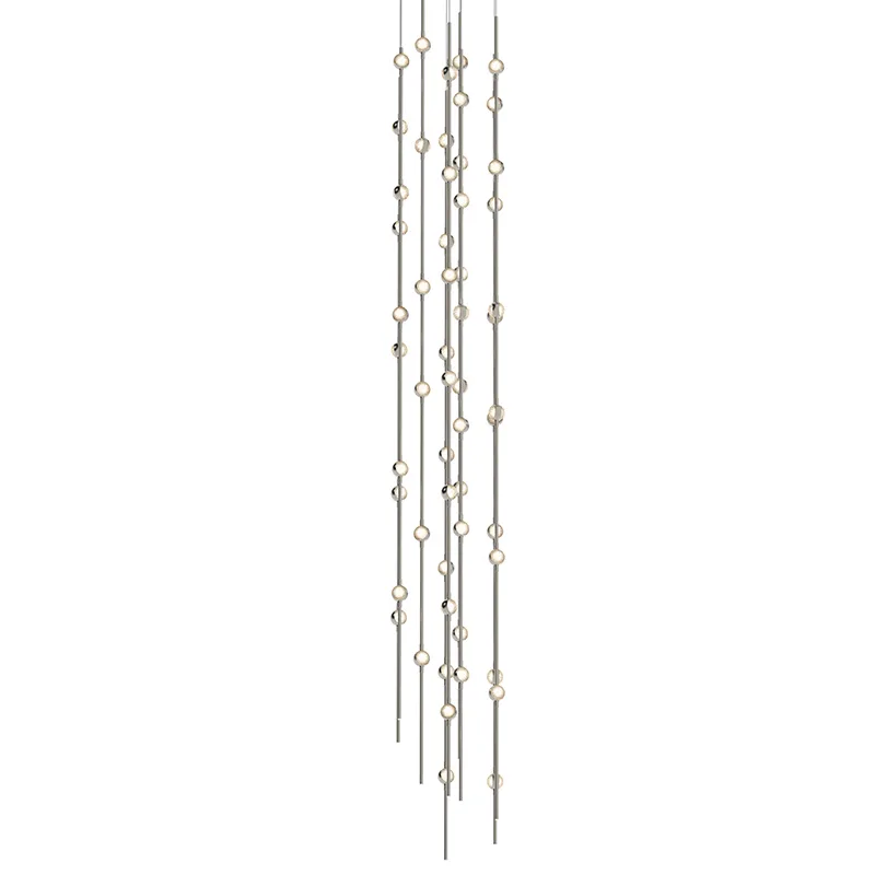 Constellation LED Pendant in Satin Nickel