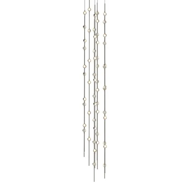 Constellation LED Pendant in Satin Nickel