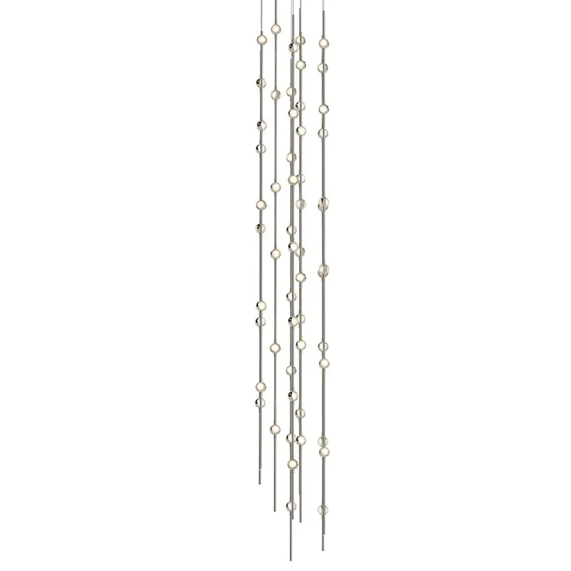 Constellation LED Pendant in Satin Nickel