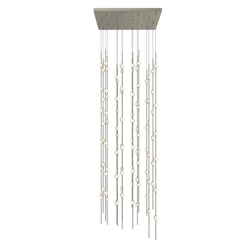 Constellation LED Pendant in Satin Nickel
