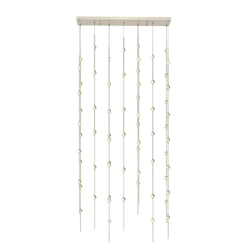 Constellation LED Pendant in Satin Nickel