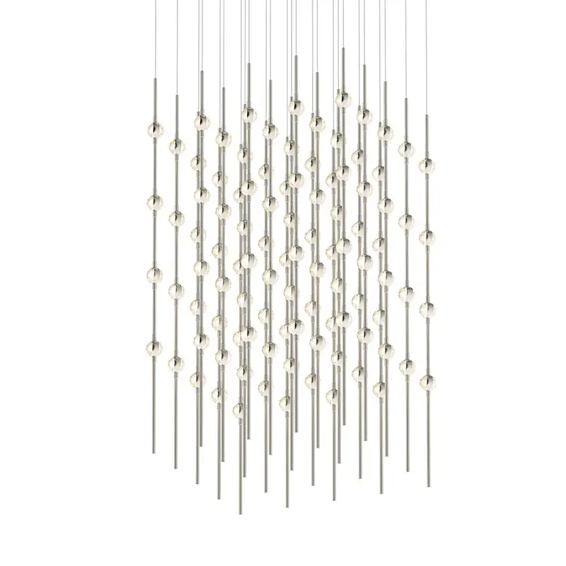 Constellation LED Pendant in Satin Nickel
