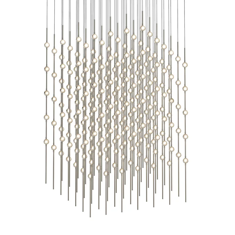 Constellation LED Pendant in Satin Nickel