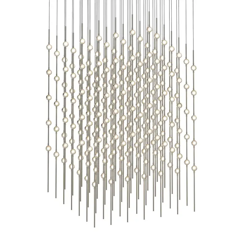 Constellation LED Pendant in Satin Nickel