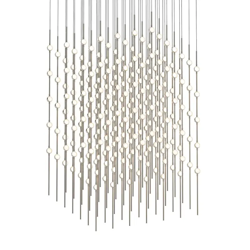 Constellation LED Pendant in Satin Nickel