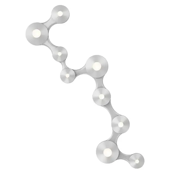 The Coral Surface combines contemporary design with practical LED efficiency. Its elongated 47-inch profile makes it ideal for hallways, kitchens, and commercial spaces requiring uniform illumination with minimal ceiling intrusion.