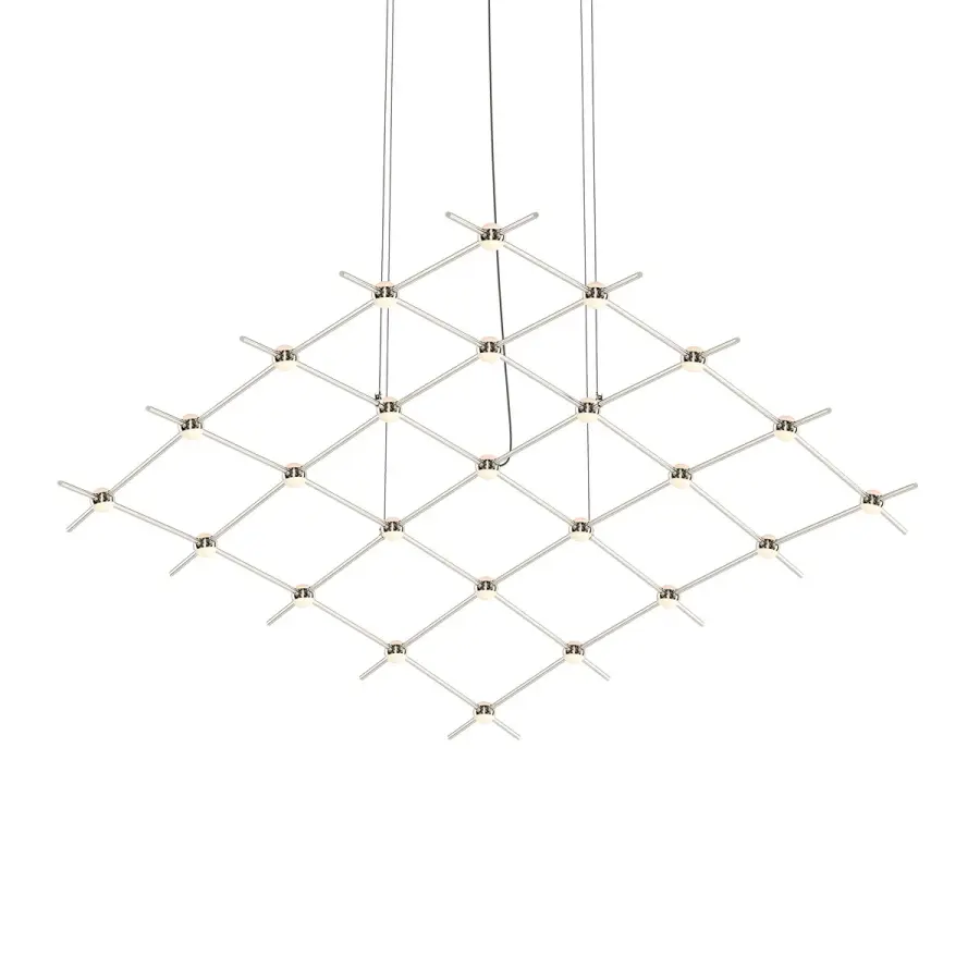 Constellation LED Lantern in Satin Nickel