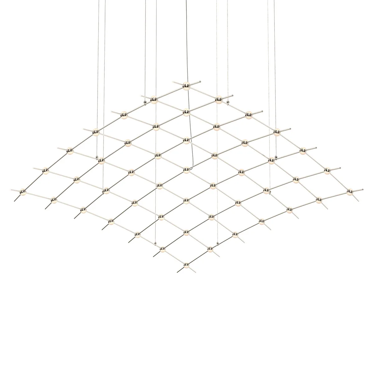 Constellation LED Lantern in Satin Nickel
