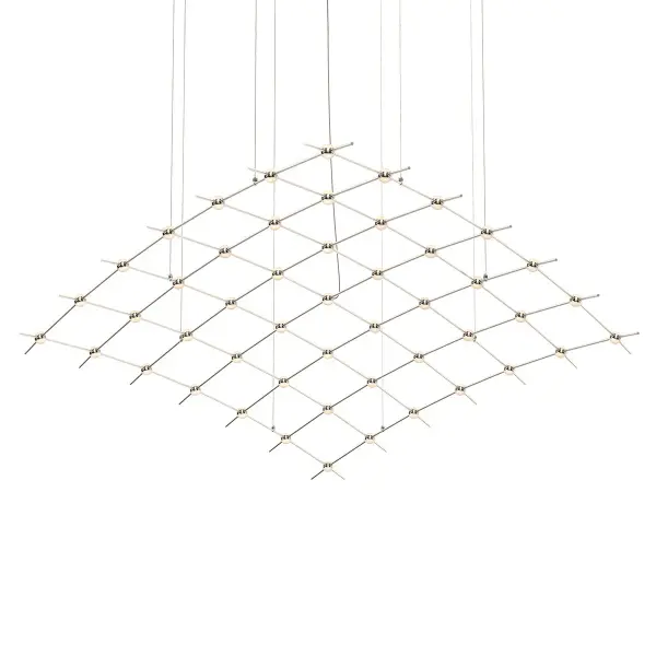 Constellation LED Lantern in Satin Nickel