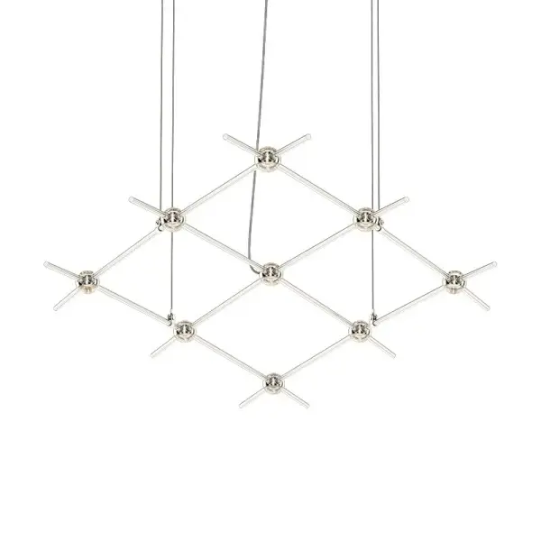 The Constellation Aquarius brings astronomical drama to large spaces with its expansive 66.75" linear design. Named after "The Great One" constellation, this sculptural fixture features integrated LED technology and premium 90 CRI lighting in a striking Espresso Black finish.