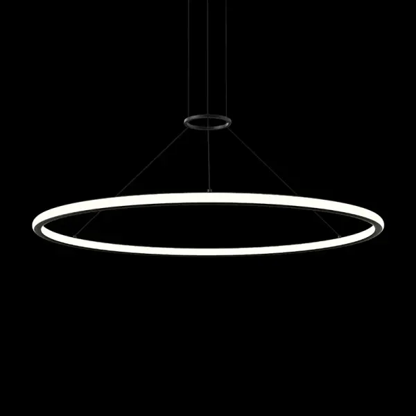 The Luna LED Pendant delivers powerful, energy-efficient lighting in a minimalist linear form. Its nearly 50-inch span and integrated LED technology make it ideal for modern kitchens and dining spaces seeking clean, contemporary style.