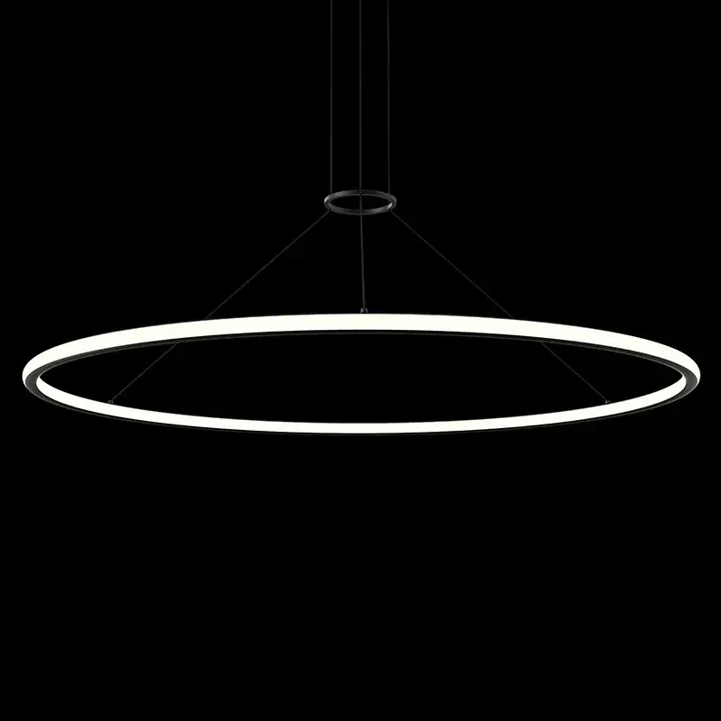 Luna LED Pendant in Satin Black