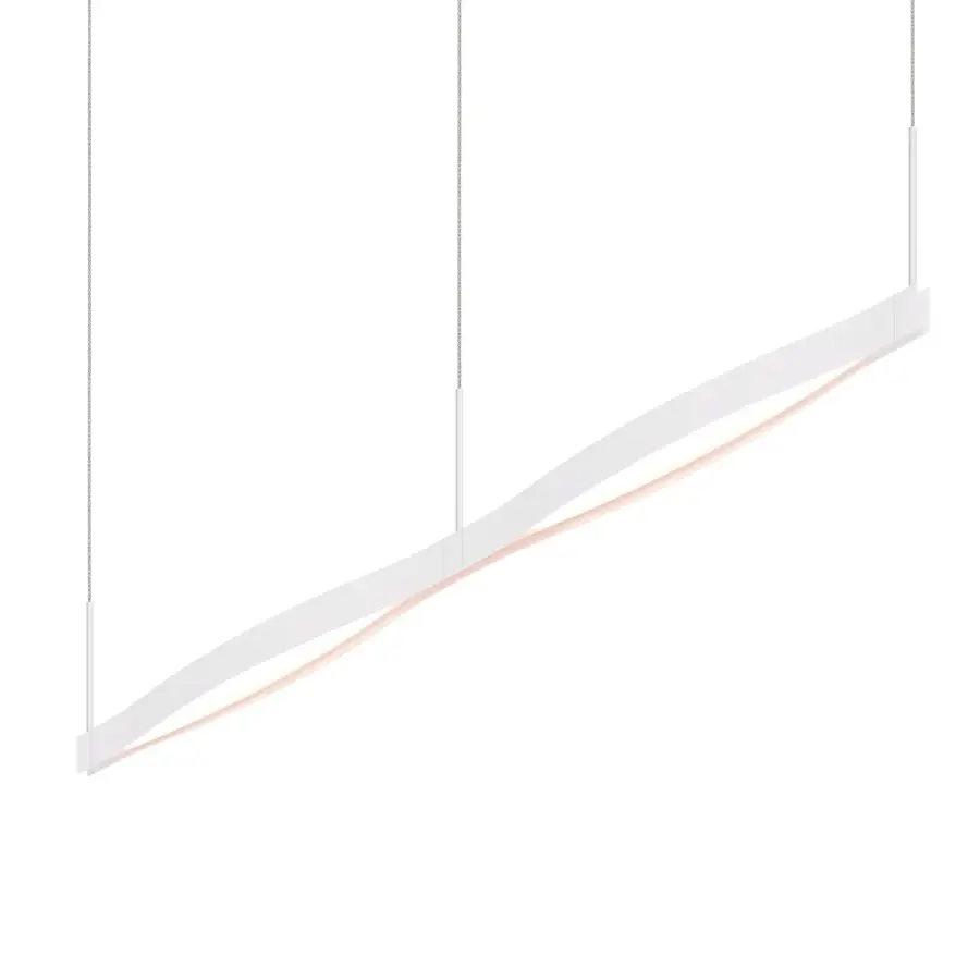 Ola LED Linear Pendant in Satin White