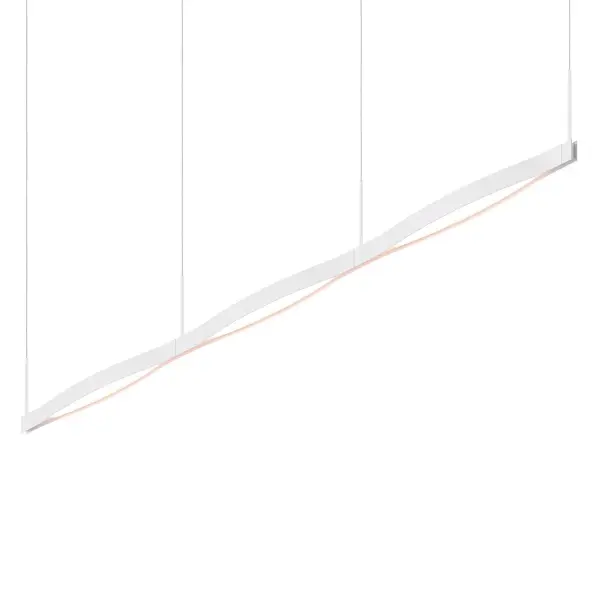 Ola LED Linear Pendant in Satin White