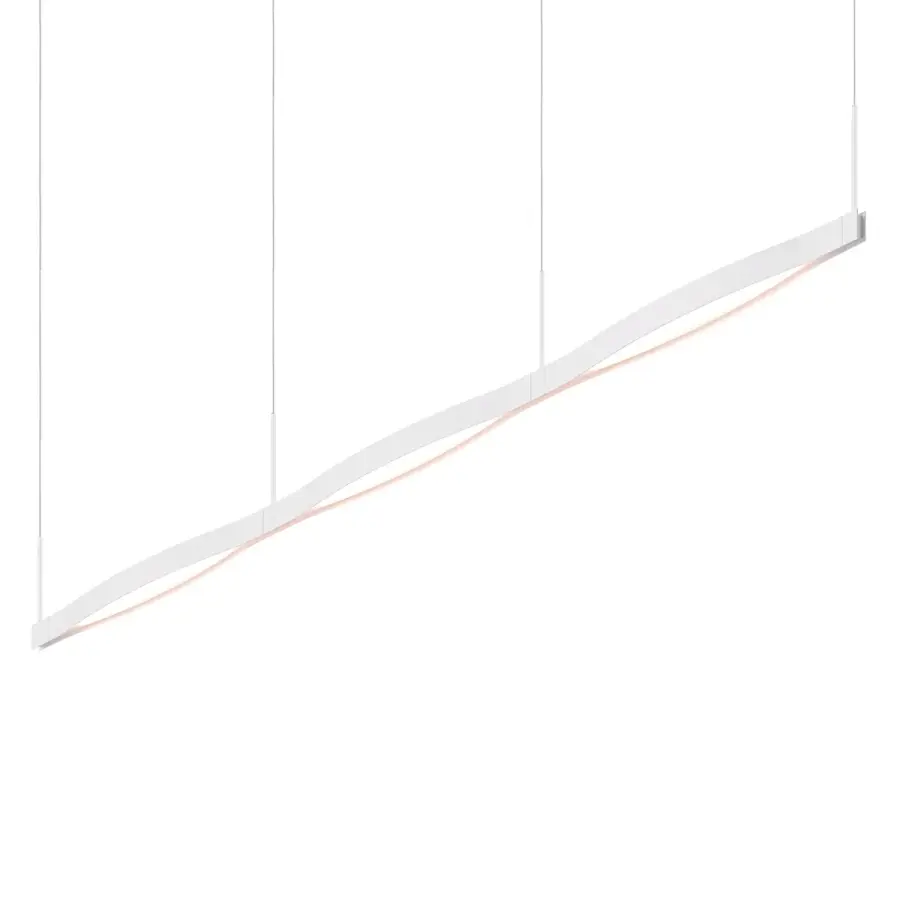 Ola LED Linear Pendant in Satin White