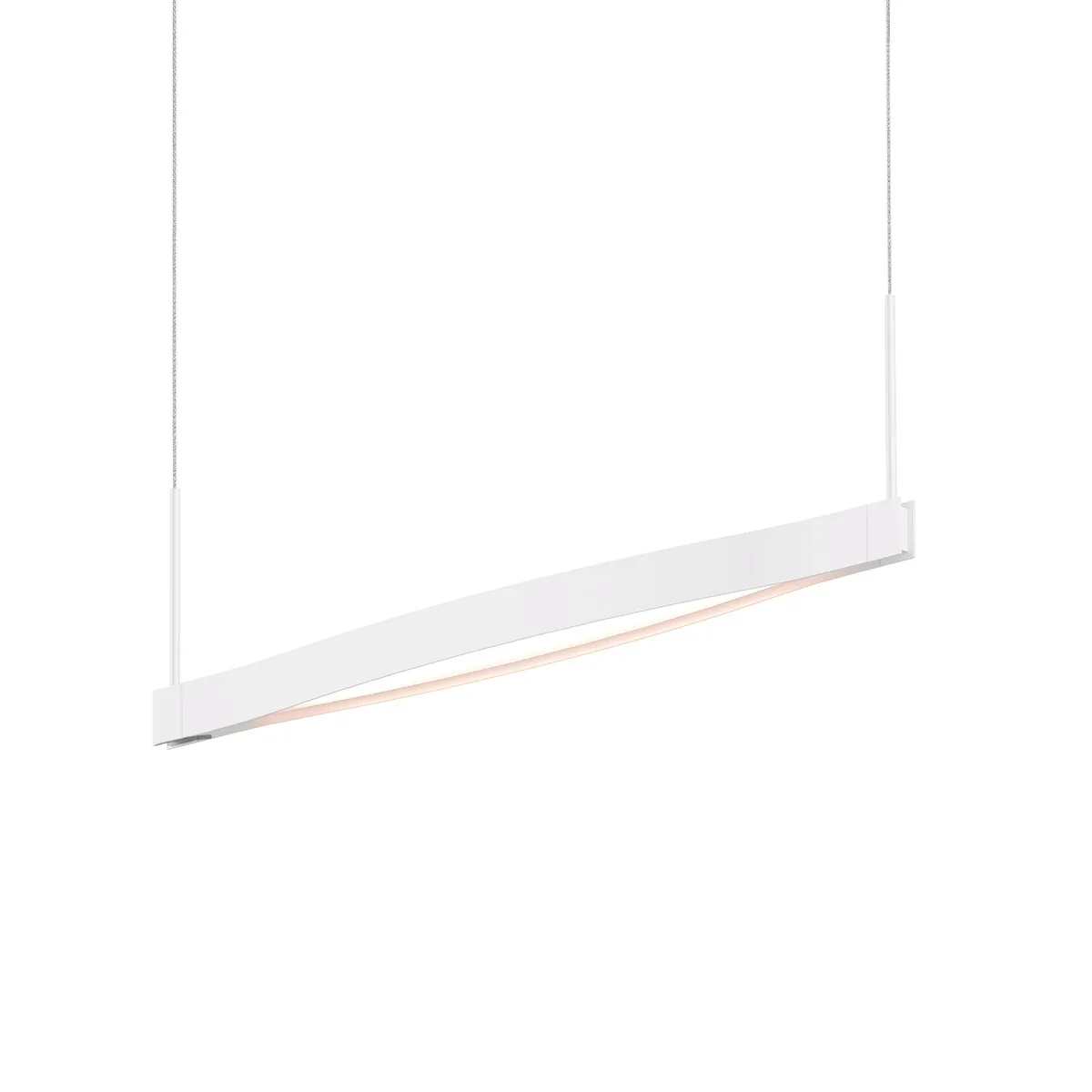 Ola LED Linear Pendant in Satin White