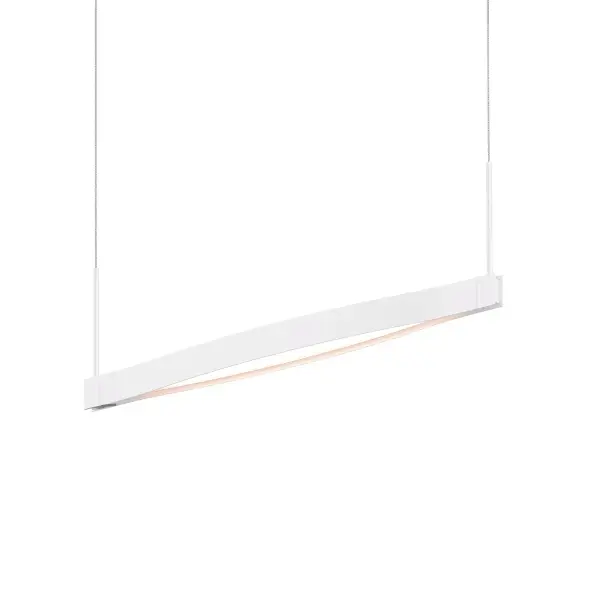 Ola LED Linear Pendant in Satin White