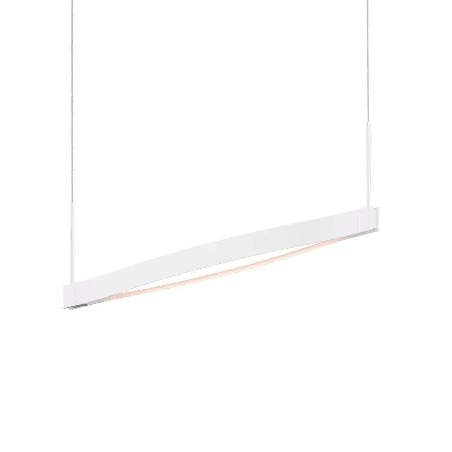 Ola LED Linear Pendant in Satin White