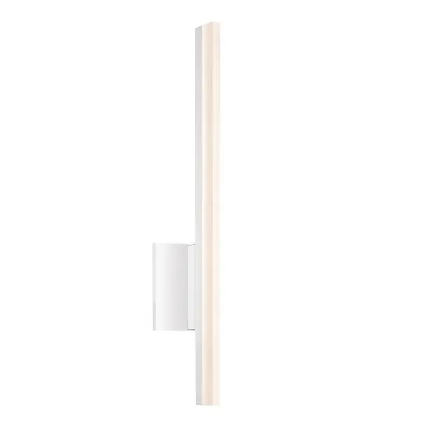 The Stiletto LED Wall Sconce delivers modern minimalism with practical functionality. Its slim 5-inch profile and integrated LED technology make it ideal for ADA-compliant installations in bathrooms and hallways.