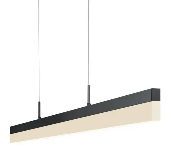 Stiletto LED Linear Pendant in Satin Black