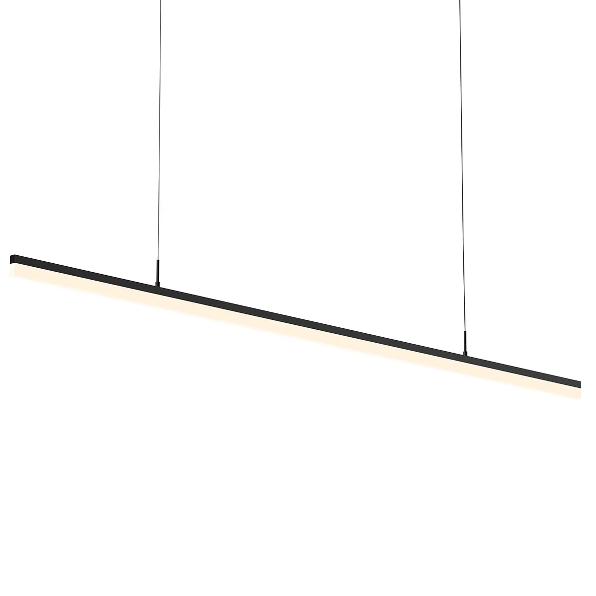 Stiletto LED Linear Pendant in Satin Black