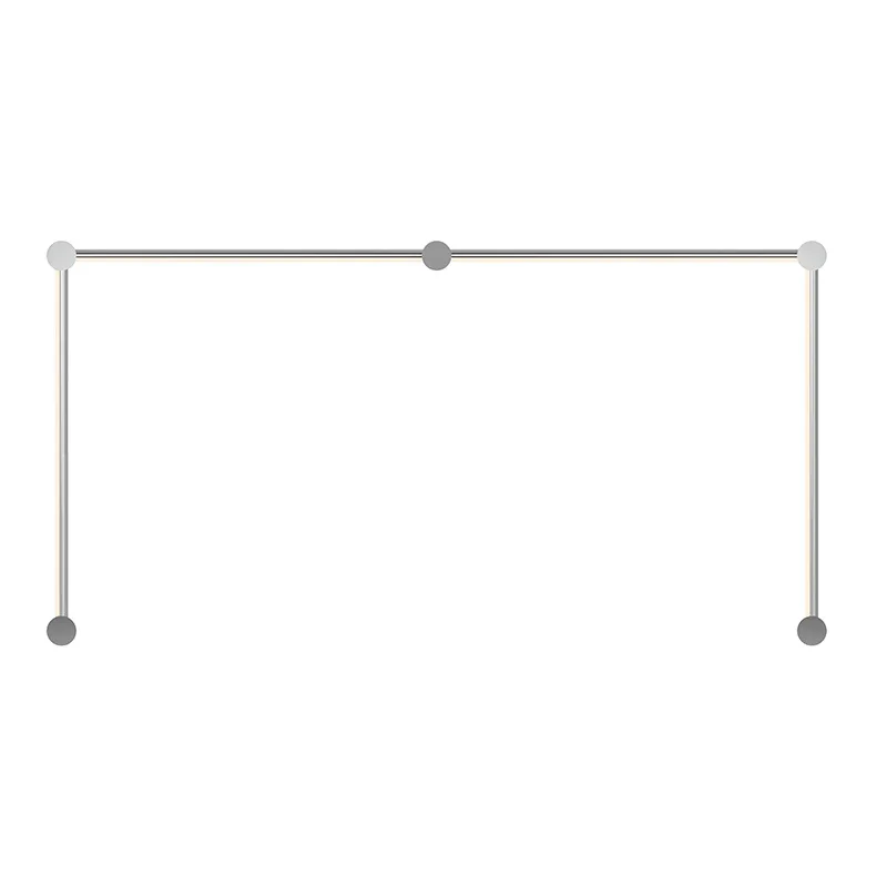 Purolinear 360 LED Wall Bar in Polished Chrome