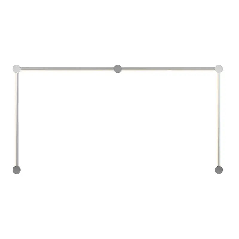 Purolinear 360 LED Wall Bar in Polished Chrome