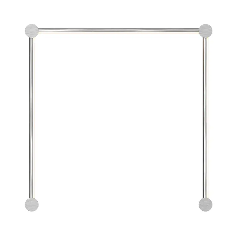 Purolinear 360 LED Wall Bar in Satin Chrome