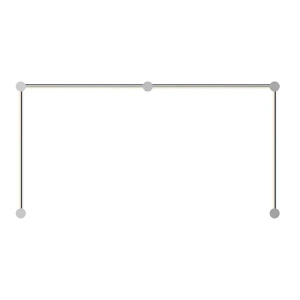 The Purolinear 360 delivers exceptional illumination with 2000 lumens across a generous 51.5-inch span. Its sleek satin chrome finish and white optical acrylic diffuser create even, shadow-free lighting ideal for large vanities and commercial applications.