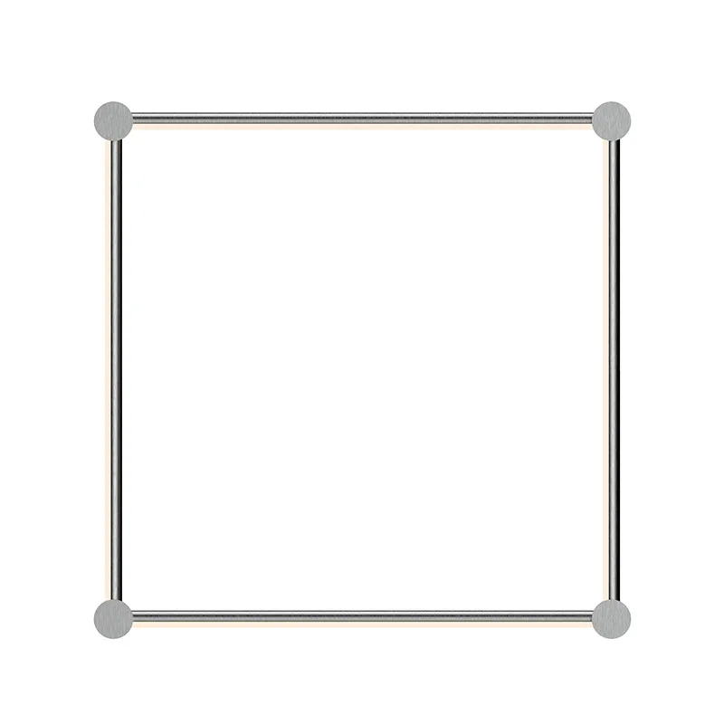 Purolinear 360 LED Wall Bar in Satin Chrome
