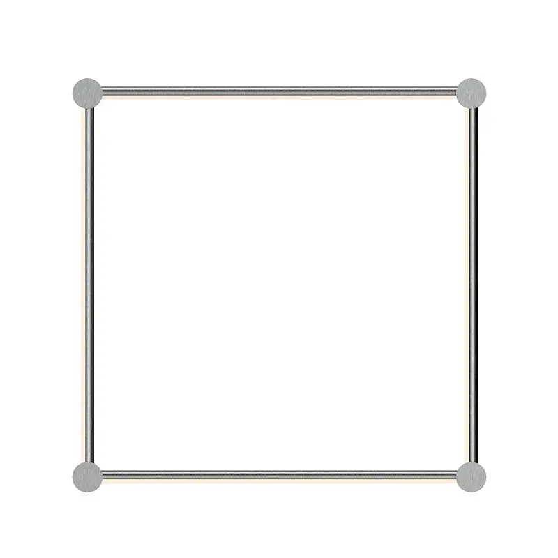 Purolinear 360 LED Wall Bar in Satin Chrome
