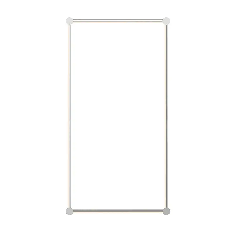Purolinear 360 LED Wall Bar in Satin Chrome