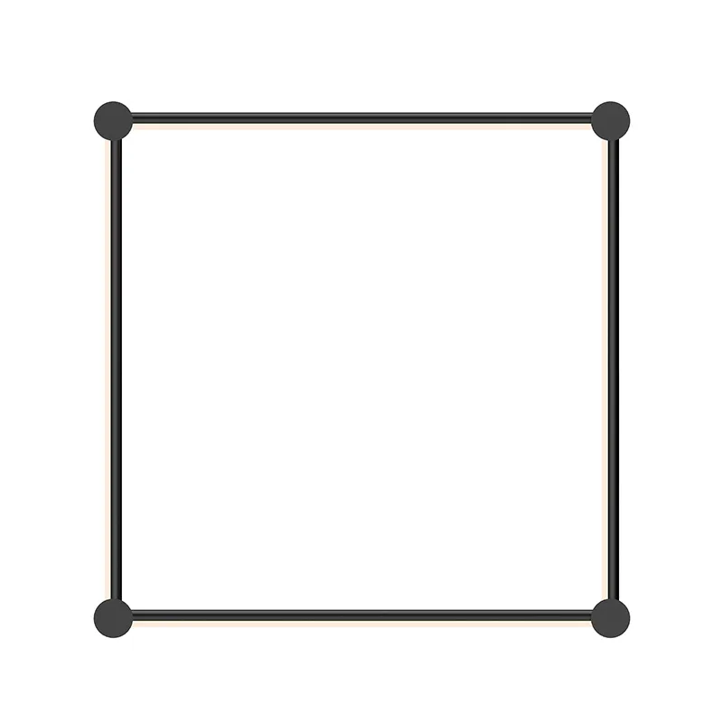 Purolinear 360 LED Wall Bar in Satin Black