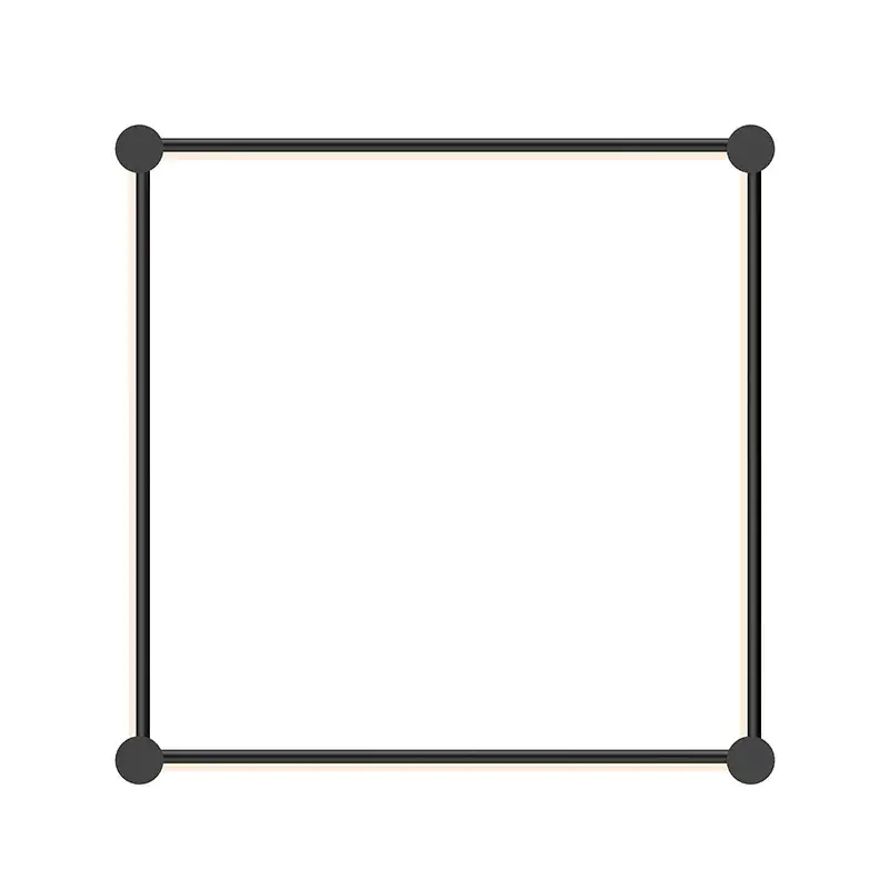 Purolinear 360 LED Wall Bar in Satin Black