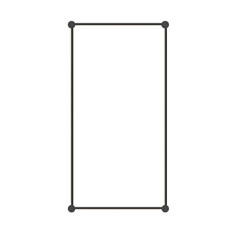 Purolinear 360 LED Wall Bar in Satin Black