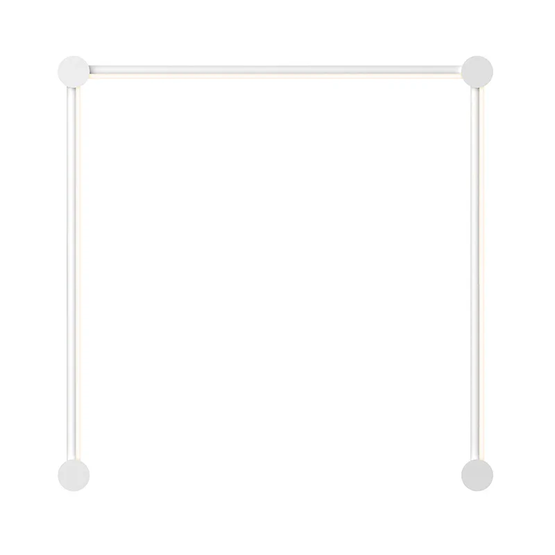 Purolinear 360 LED Wall Bar in Satin White