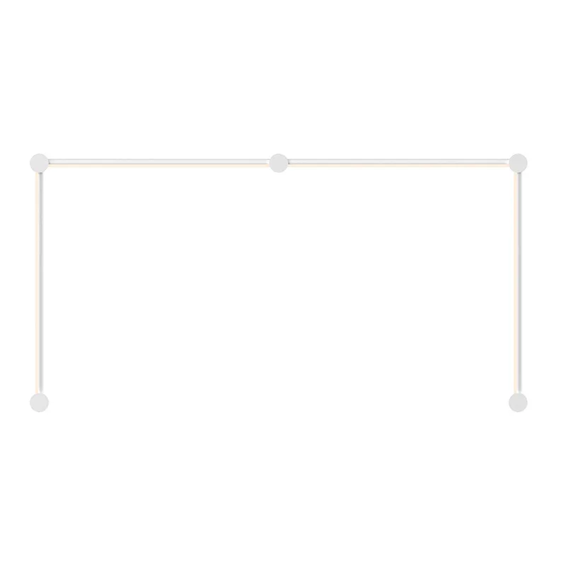 Purolinear 360 LED Wall Bar in Satin White