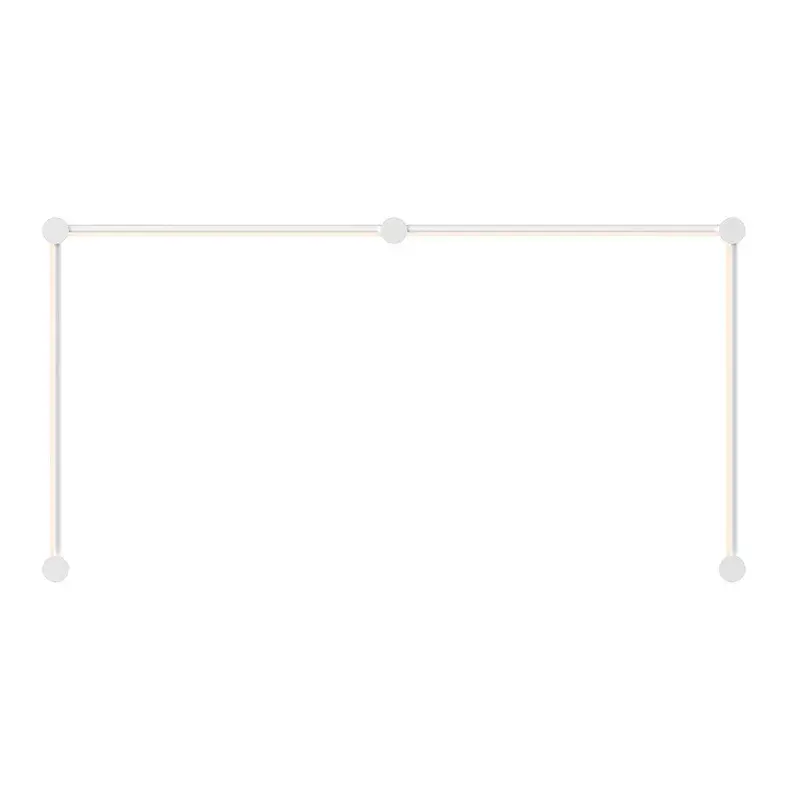 Purolinear 360 LED Wall Bar in Satin White