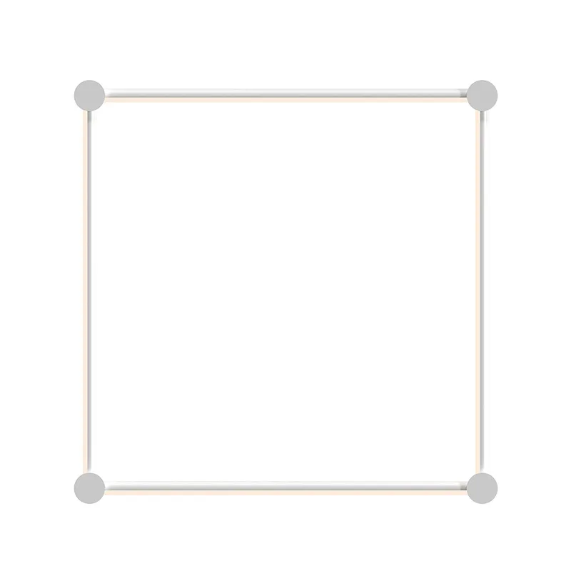 Purolinear 360 LED Wall Bar in Satin White