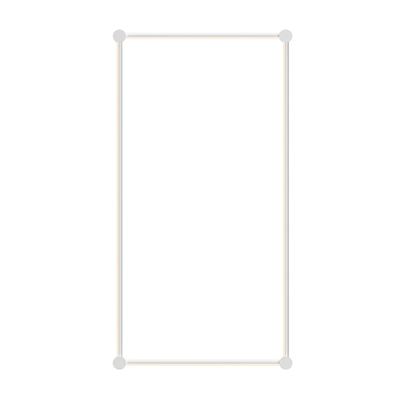Purolinear 360 LED Wall Bar in Satin White