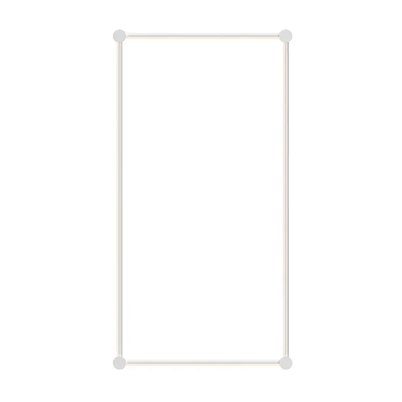 Purolinear 360 LED Wall Bar in Satin White