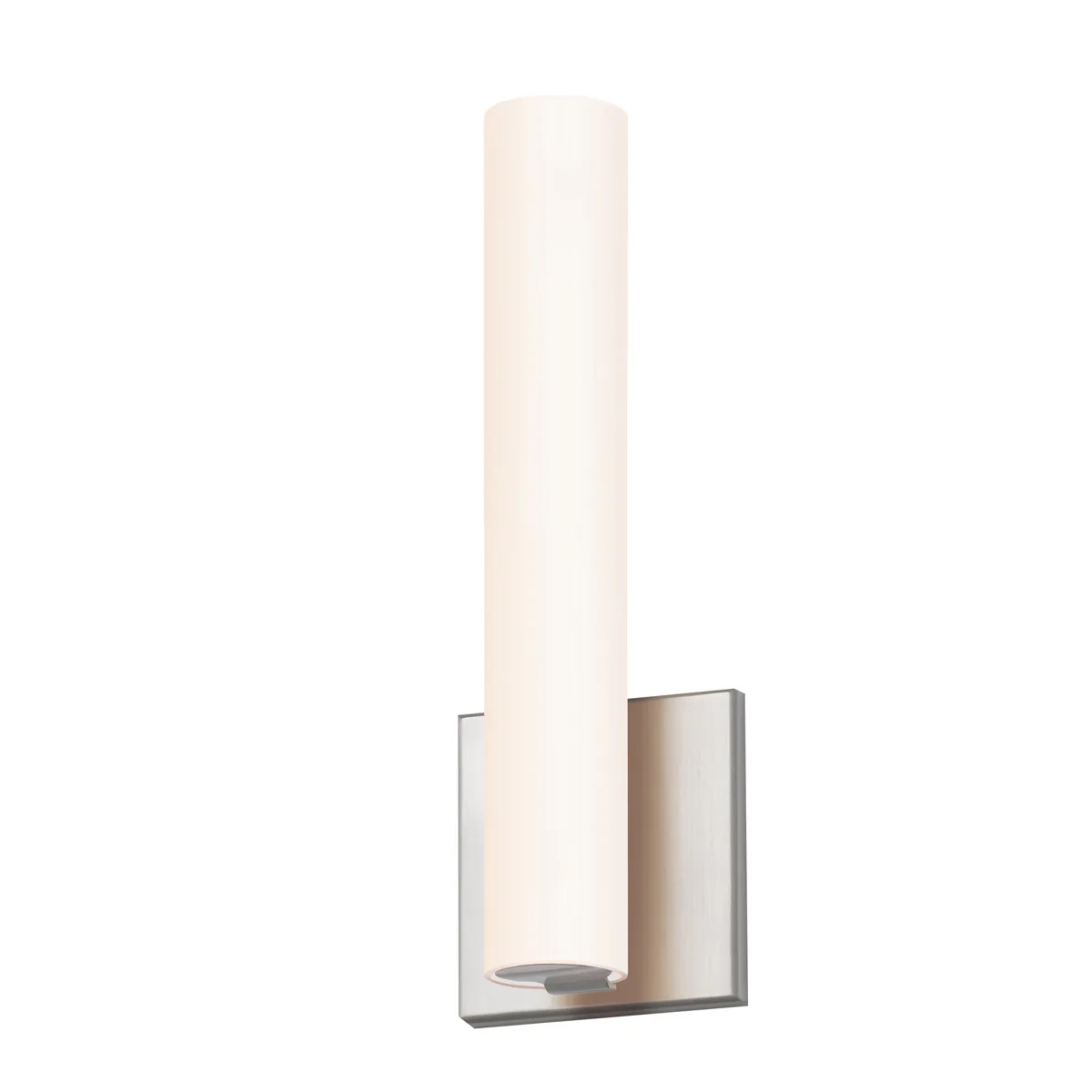 Tubo Slim LED Wall Sconce in Satin Nickel