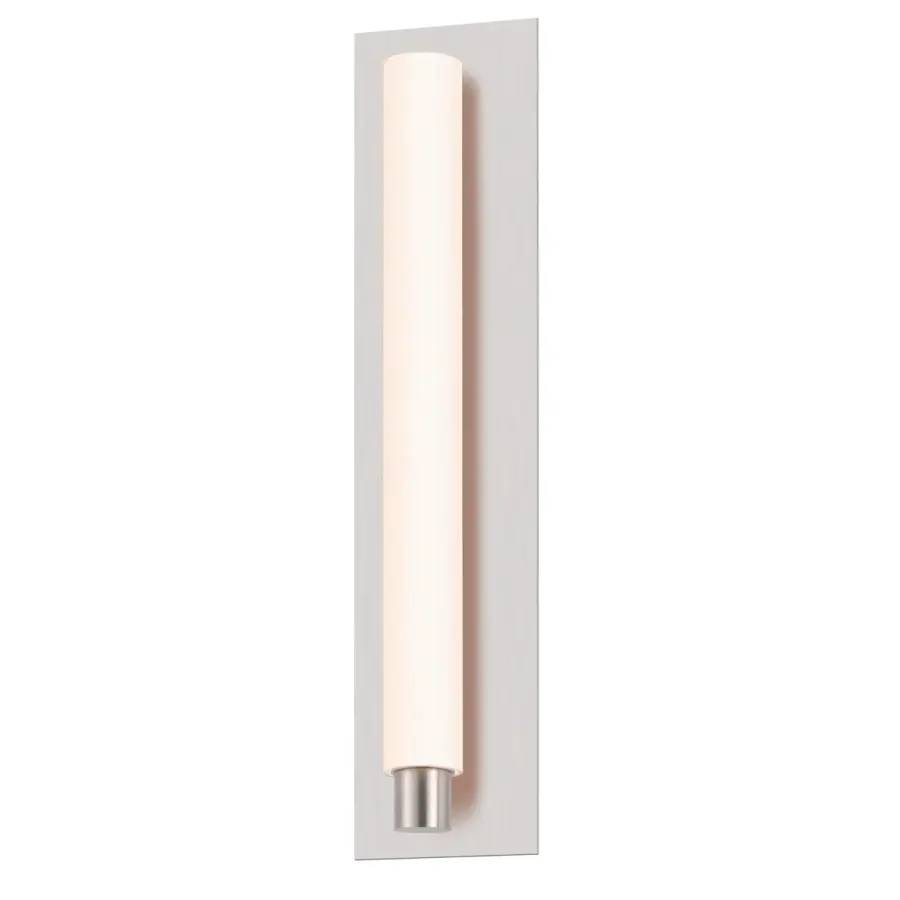 Sleek LED Panel Sconce with Modern Chrome Finish