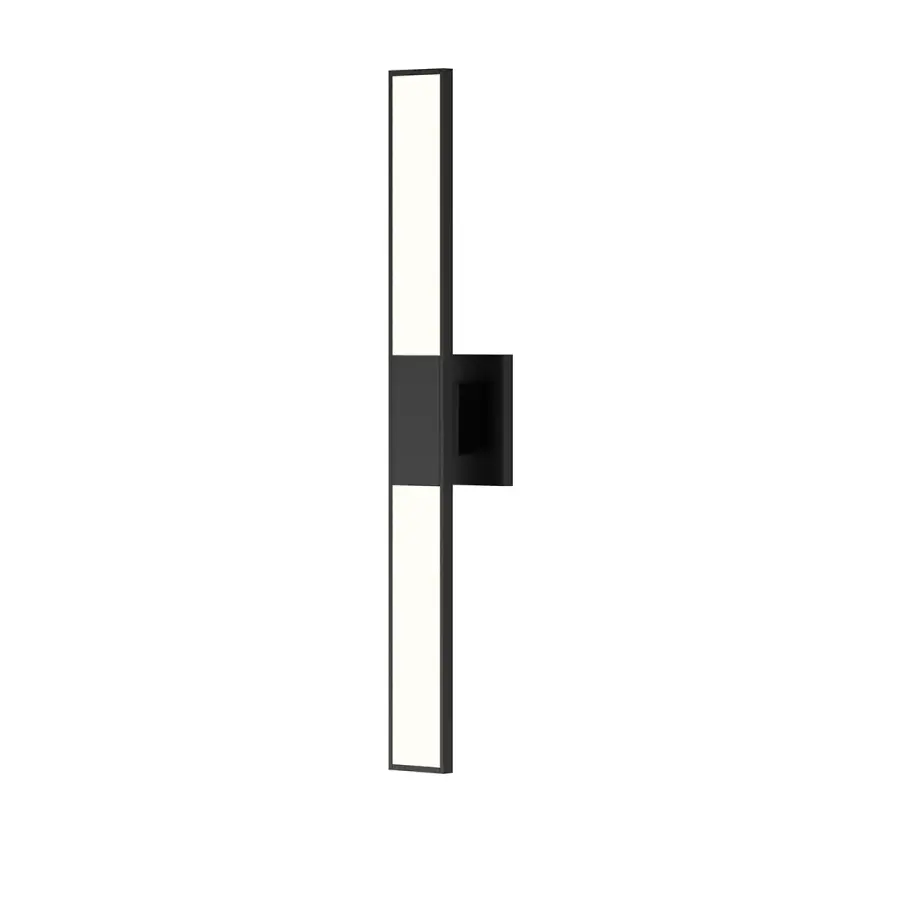 Planes LED Wall Sconce in Satin Black