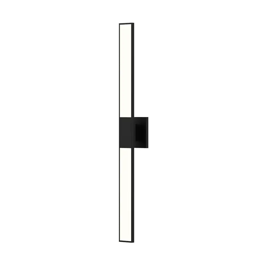 Planes LED Wall Sconce in Satin Black