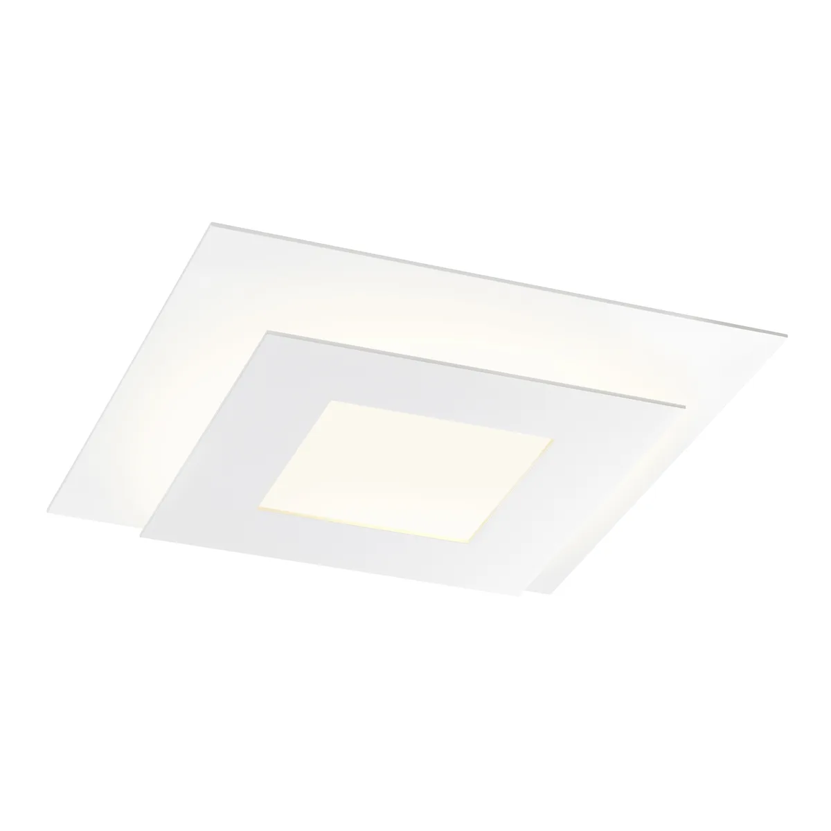 Offset LED Surface Mount in Textured White
