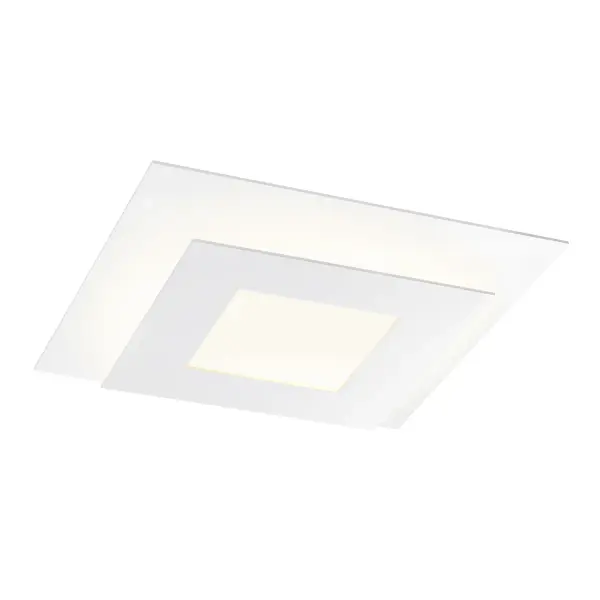 The Offset LED Surface Mount delivers 2100 lumens of warm, high-CRI light in a minimalist square profile. Its textured white aluminum finish and integrated LED technology make it ideal for modern spaces requiring efficient, low-profile illumination.