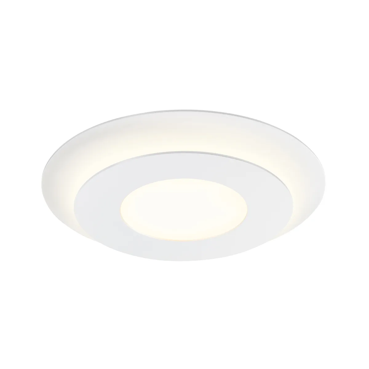 Offset LED Surface Mount in Textured White