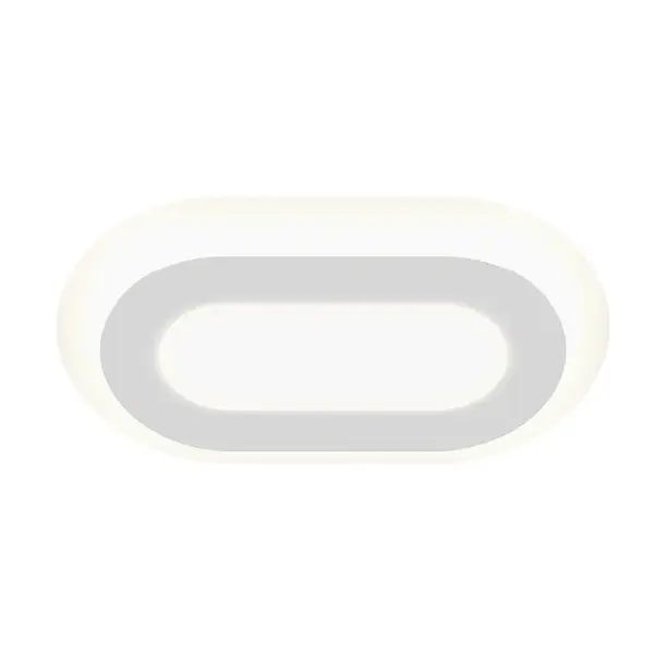 Offset LED Surface Mount in Textured White