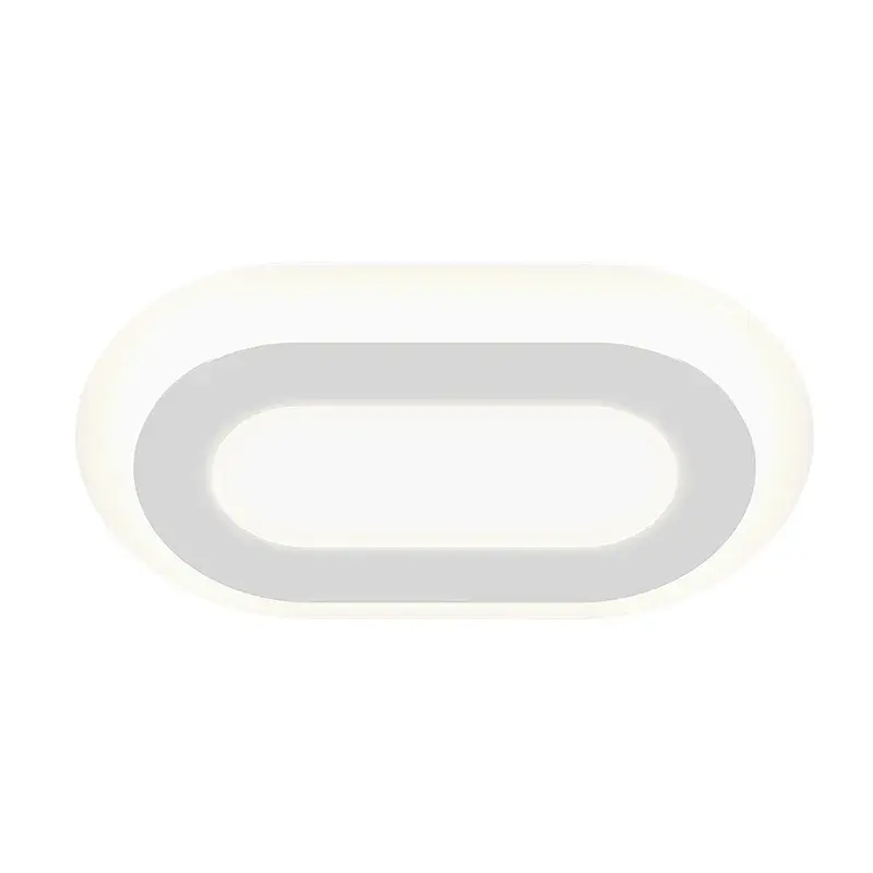 Offset LED Surface Mount in Textured White